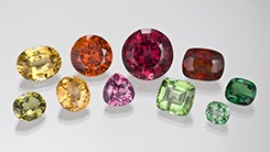 Colorful Garnets