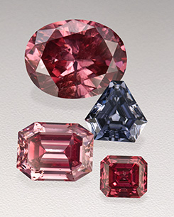 Pink and Violet Diamonds